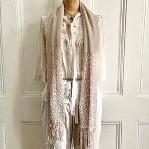 Y2K Glamourous Elegant Fringed‎ Scarf